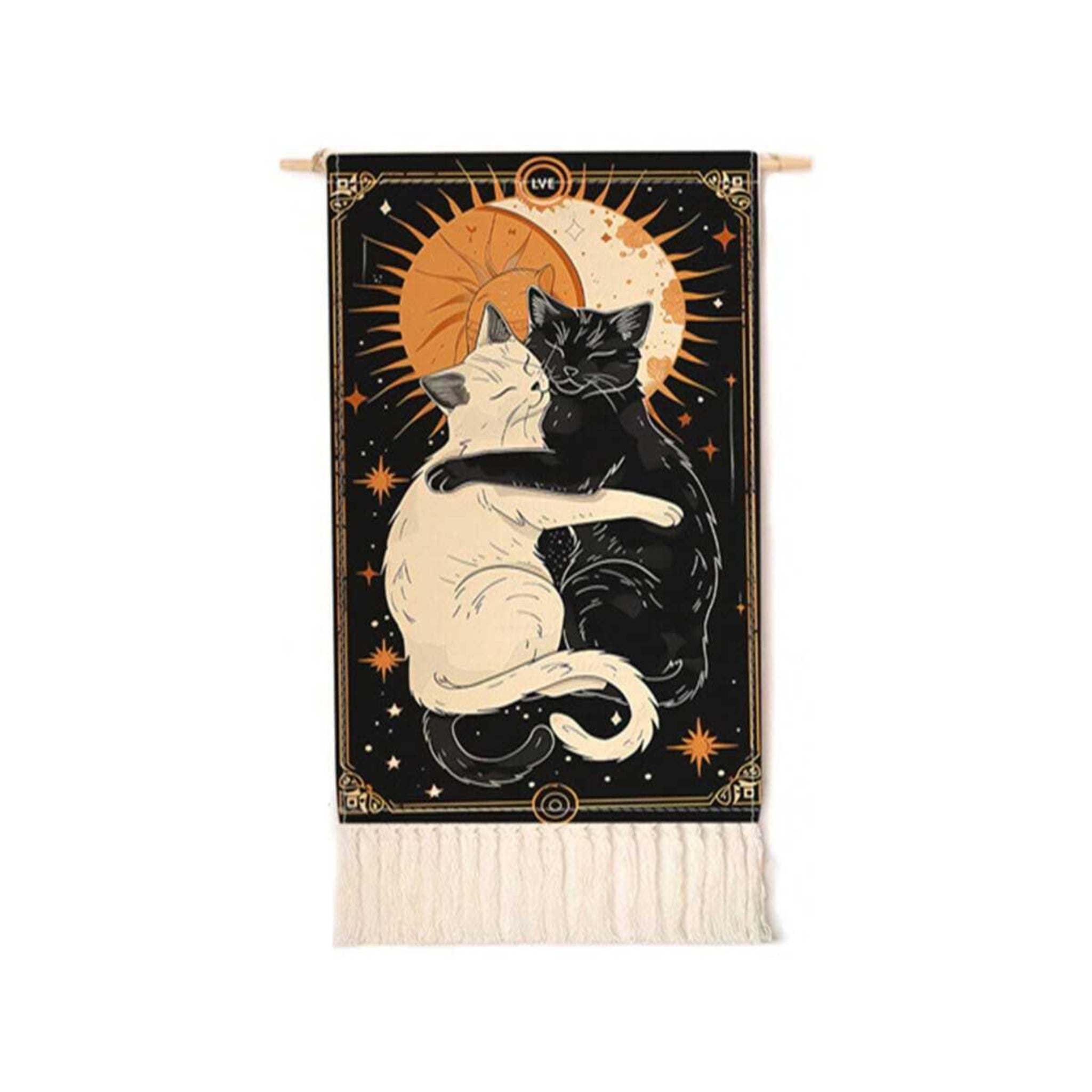 the cat lovers hanging textile