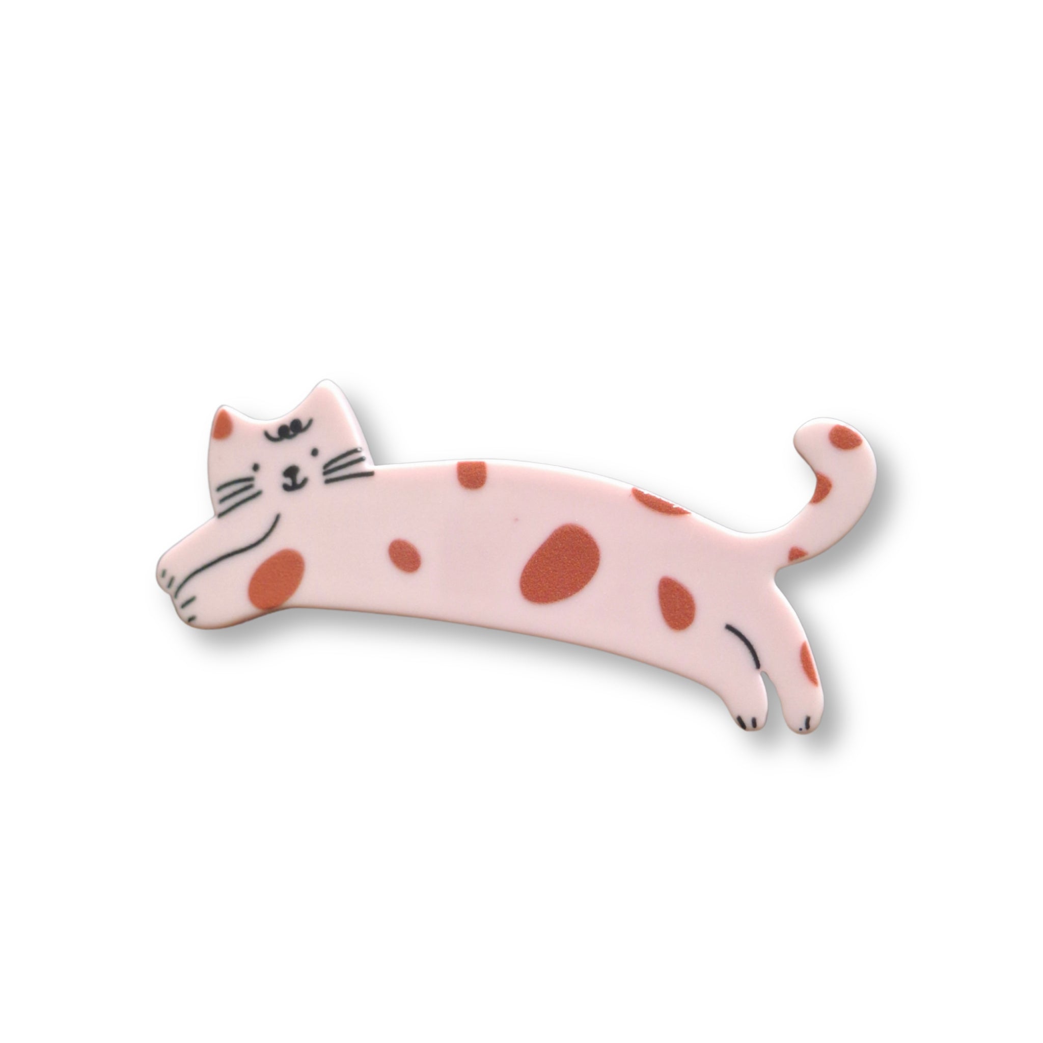 the polka cat hair clips (set of 2)