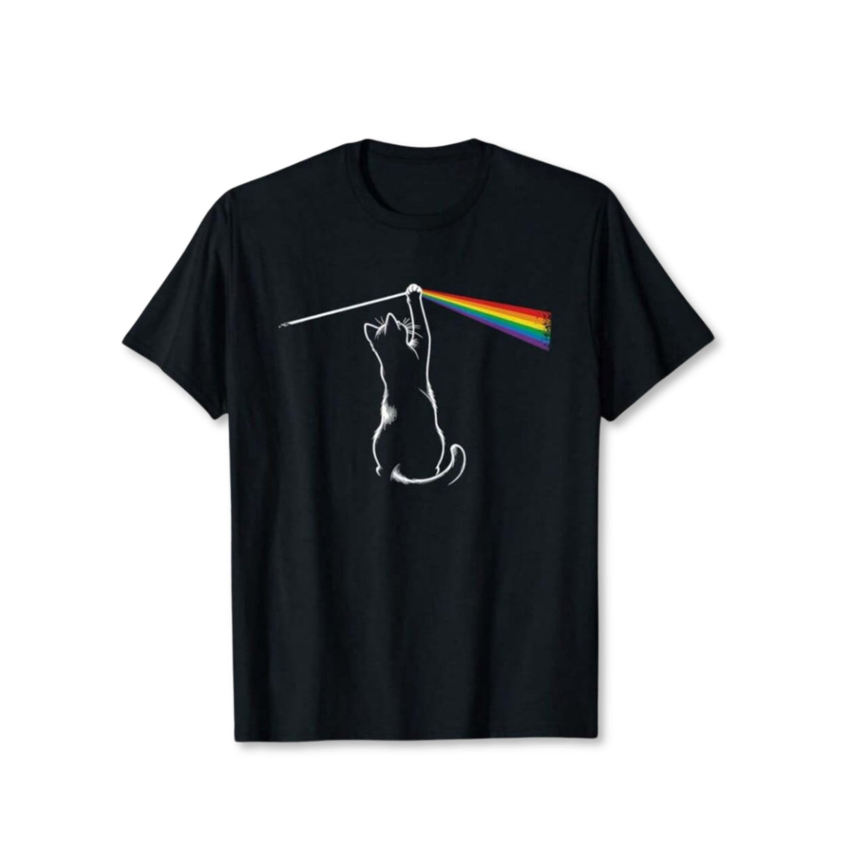 the dark side of the meow t-shirt