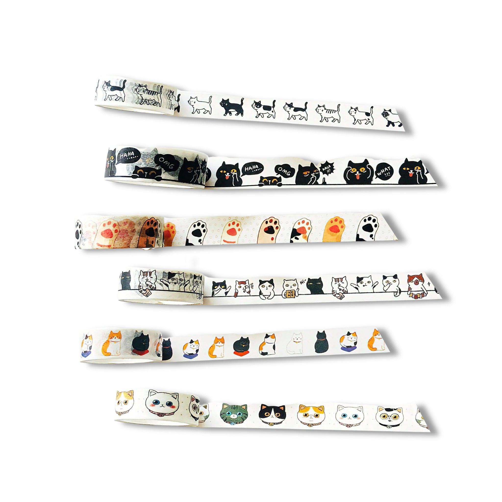 the playful cats washi tape