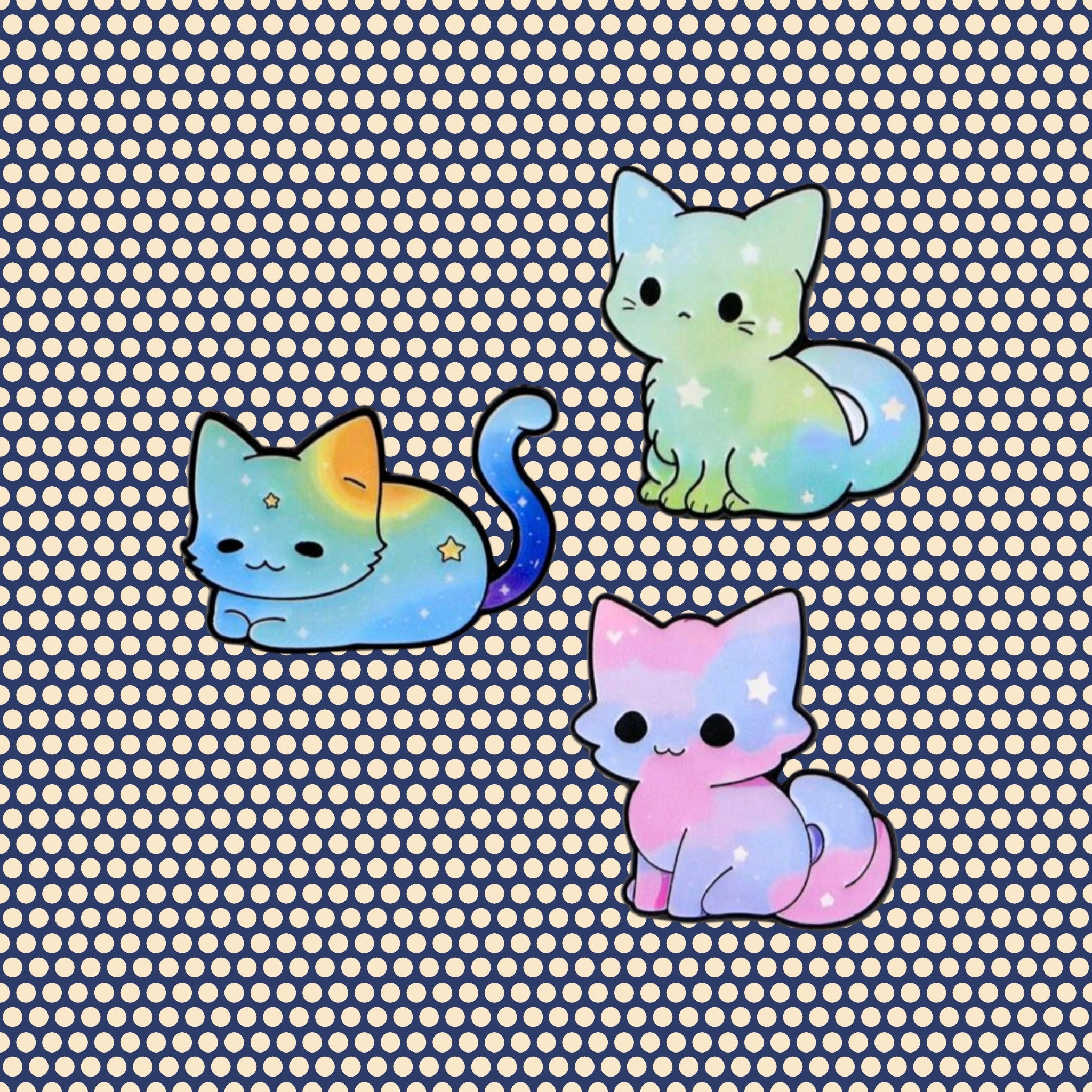 cosmic cat pins