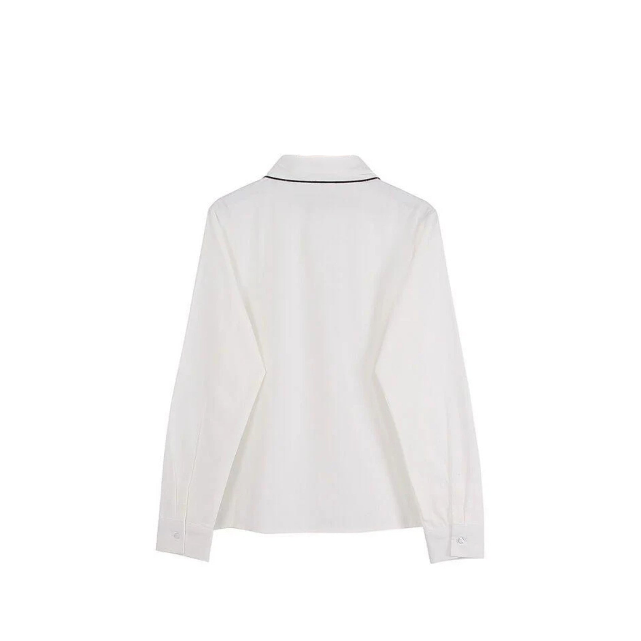 dainty cat embroidered shirt