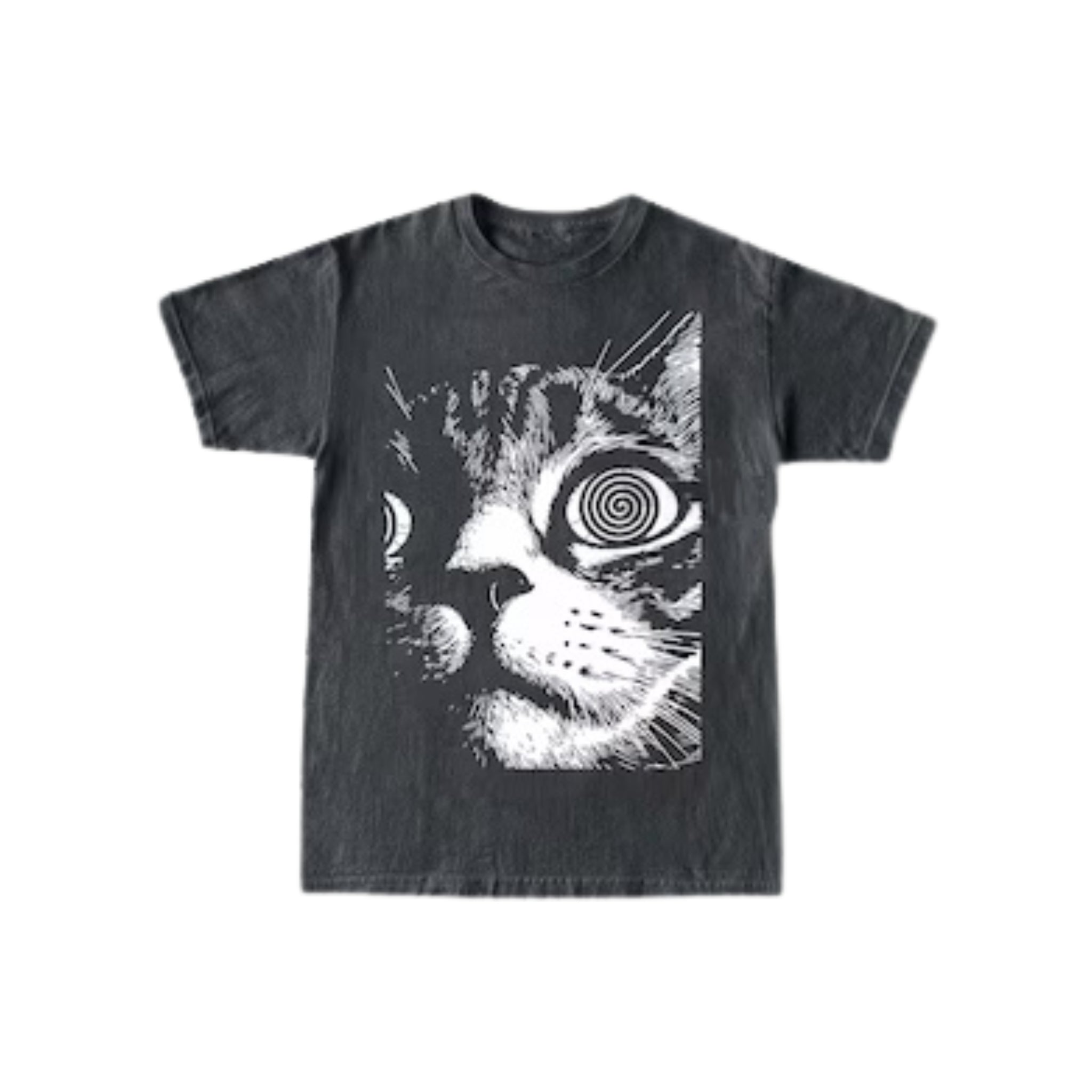trippy cat t-shirt