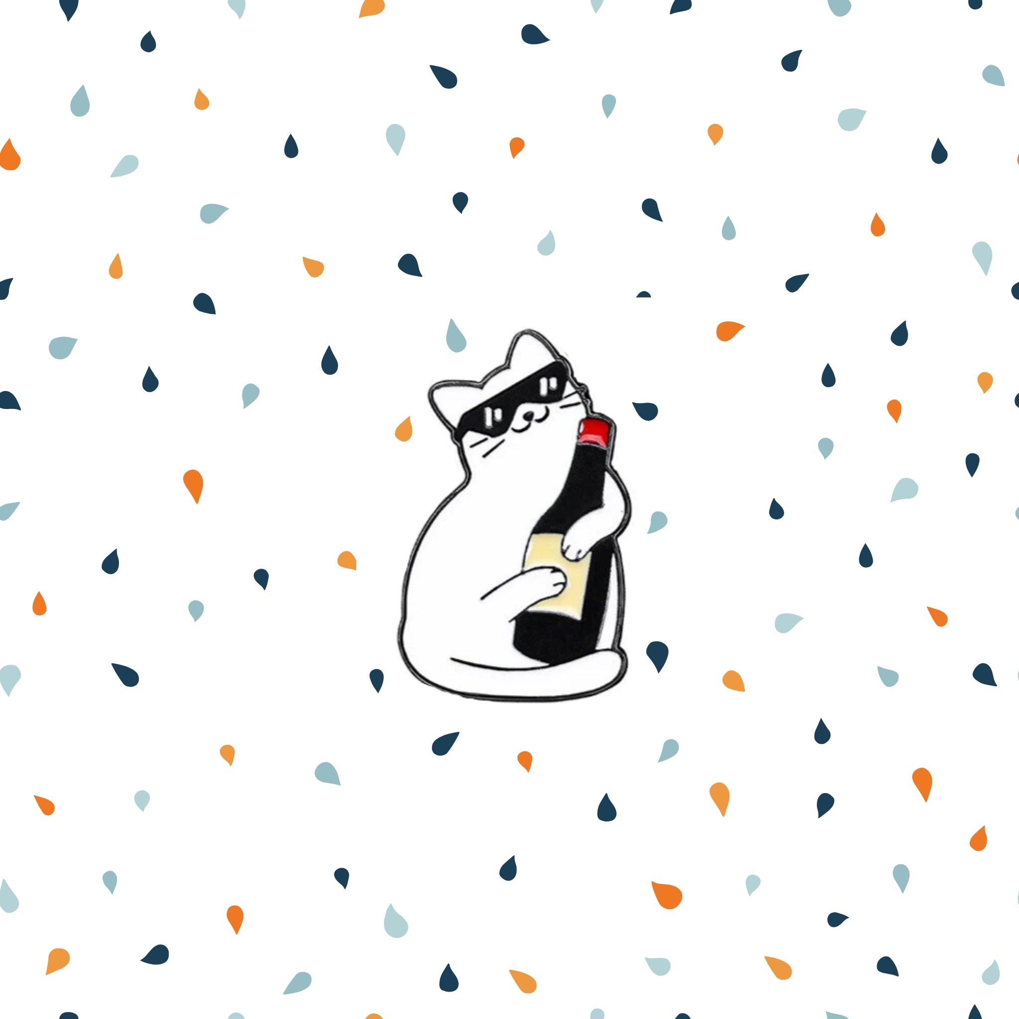 tipsy cat pin