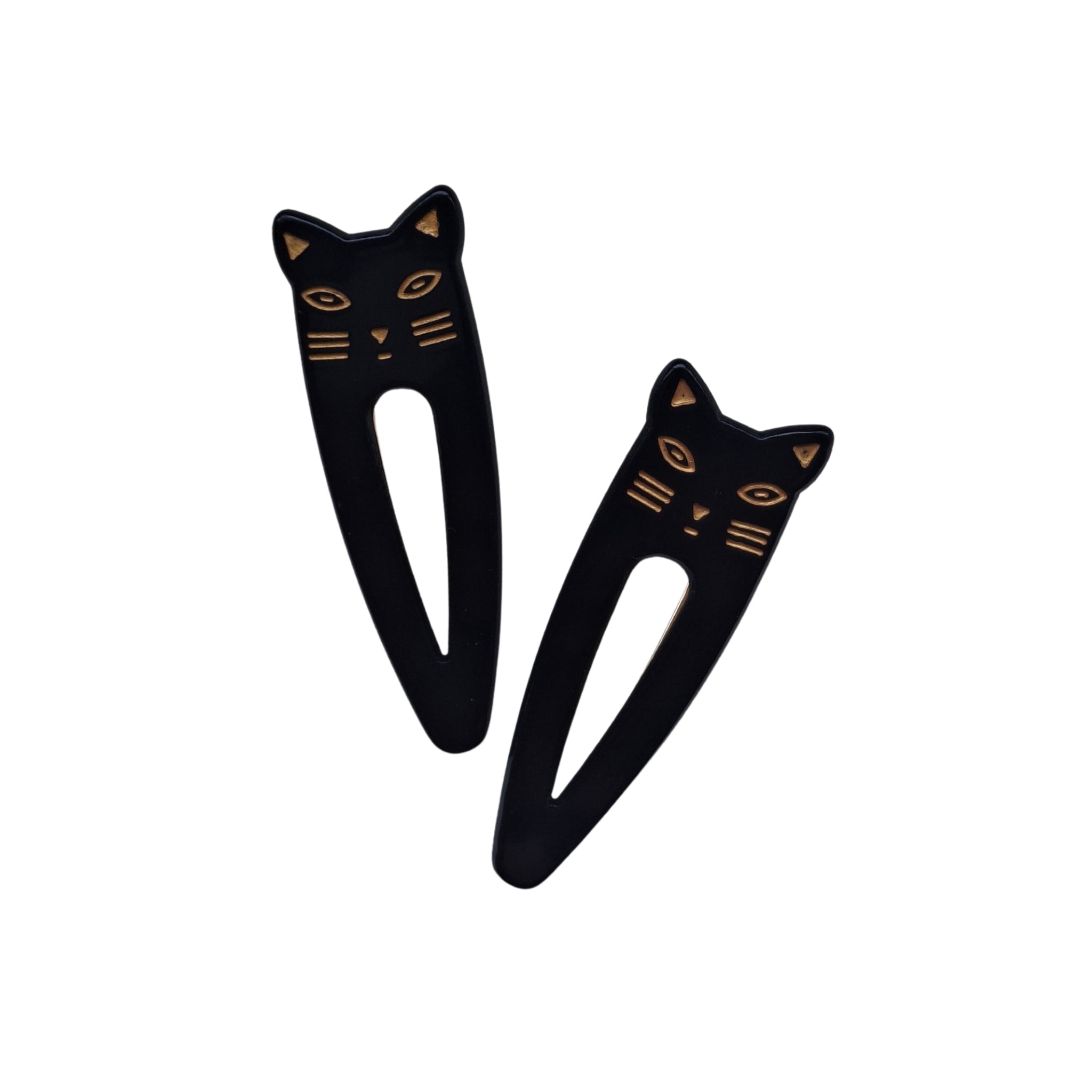 gold whisker hair pair