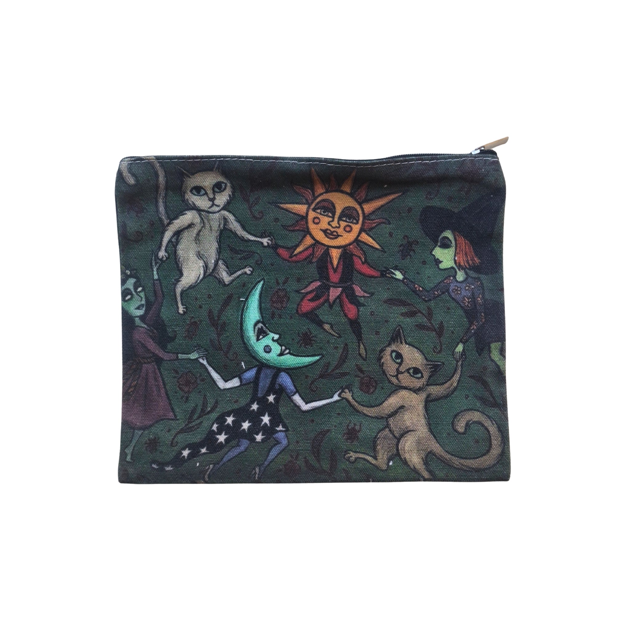witchy cat pouch