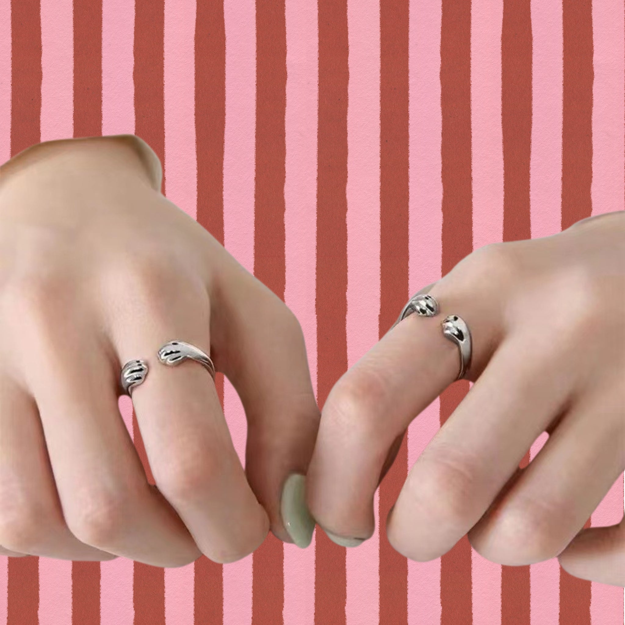 paw imprint ring