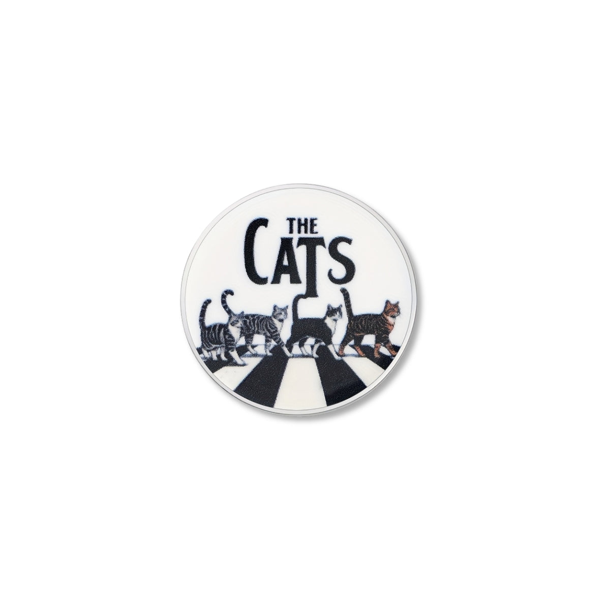 the abbey road cats pin